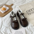 Cute Bowknot Mary Jane Leather Shoes Women Korean Style Easy Matching Cute Girl LolitajkShoes Summer Japanese Thin. 