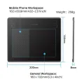 【Local Shipping Fast Delivery】HUION HS64 Digital Graphics Tablets OSU! Drawing Tablet with 8192 Battery-Free Stylus and 4 Express Keys Ideal Use for Distance Education and Wed Conference. 