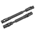 2Pc Steel Multiple Spline Drive Shaft for TRAXXAS TRX4 Land Rover Defender RC Car. 