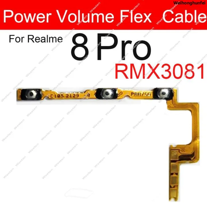 WeihonghunfeiOriginal%201%20Set%20For%20Realme%208%208%20Pro%208i%208S%204G%205G%20Power%20Volume%20Flex%20Cable%20Side%20Switch%20Volume%20Button%20On%20OFF%20Power%20Key%20Flex%20Ribbon%20Parts%20-%20Image%205