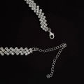 Fashion Full Rhinestone Choker Necklaces for Women Geometric Crystal Necklaces Weddings Jewelry Party Gifts. 