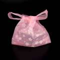 50/100 Pcs Sakura Plastic Bag with Handle 4 Sizes Fresh-keeping Candy Wedding Cartoon Gift Shopping Kitchen Storage Organization. 