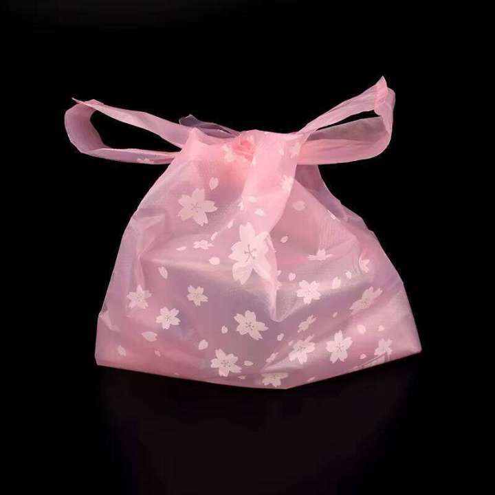 50/100%20Pcs%20Sakura%20Plastic%20Bag%20with%20Handle%204%20Sizes%20Fresh-keeping%20Candy%20Wedding%20Cartoon%20Gift%20Shopping%20Kitchen%20Storage%20Organization%20-%20Image%206