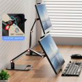 Portable Monitor Desk Holder Metal Stand 16 Inch Universal Expandable Display Base Vesa Mount External Vertical Screen Expansion BRYT. 
