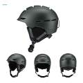 Ski Helmet Impact Resistant Winter Adjustable Fitting Skateboard Helmet M Titanium. 