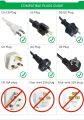 New AUKTION Universal European Plug Adapter 16A 250V AC Travel Charger Wall Power Plug Socket Converter Adapter for Home Office. 