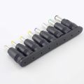Laptop Charger Adapter Tip 8pcs Universal DC Power Supply Connector AC DC Charger Power Adapter Conversion Plug. 