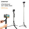 xTick Advanced 3 in 1 Selfie Stick Tripod Monopod +  Bluetooth Remote Control - Phone Holder. 