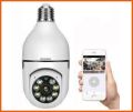 Wifi Panorama Camera Wireless Light Bulb Camera 2.4GHz WiFi 360 Degree Socket Cameras for Home Security 1080p Smart Panoramic Cam Home Surveillance Camera System with Night Vision Motion Detection. 