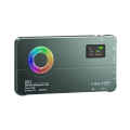 Full Color Small Panel Light LED Full-Color RGB Fill Light Lamp 2500-9000K for Vlogging Photography Video Conference. 