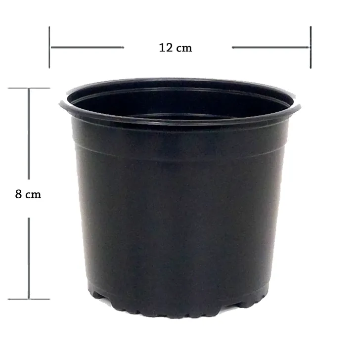 12cm%20Nursery%20Pots%20Flower%20Pots%20-10%20Black%20Plastic%20Plant%20Pots%20-%20Image%204