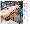 Hontinga for Vivo Y20 2021 Y20i Y20S Y12S Y20SG Y12A Case Luxury 6D Plating Soft Casing Silicone Square Frame Phone Cases Shiny Bling Side Print Happy Puppy and Girl Phone Cover. 