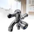 1 in 2 out Water Tap Bathroom 1l2inch Wall Mounted Wash Basin Mop Pool Faucet. 
