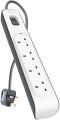 Belkin Surge Protector With 2M Cord + 2 USB BSV804AF2M Orginal with warranty. 