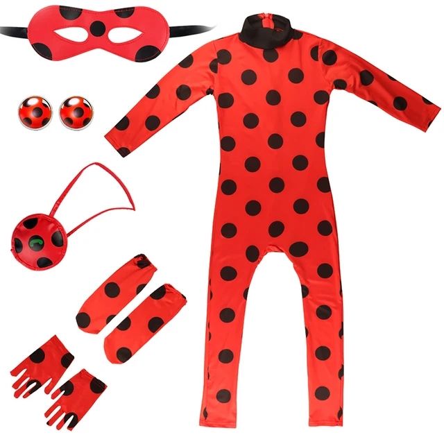 Children's%20Anime%20Ladybird%20Costume%20with%20Mask%20Girl%20Cosplay%20Carnival%20Party%20Stage%20Performance%20Clothing%20for%20Kids%20Girls%20-%20Image%204