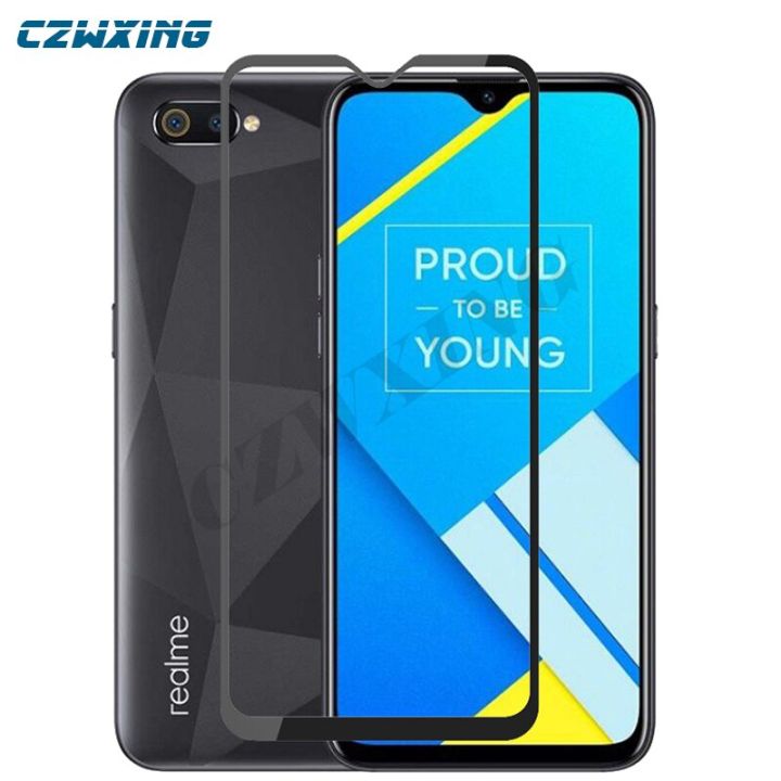 Realme C2 11D 21D HD Plus Full Glue Tempered Glass