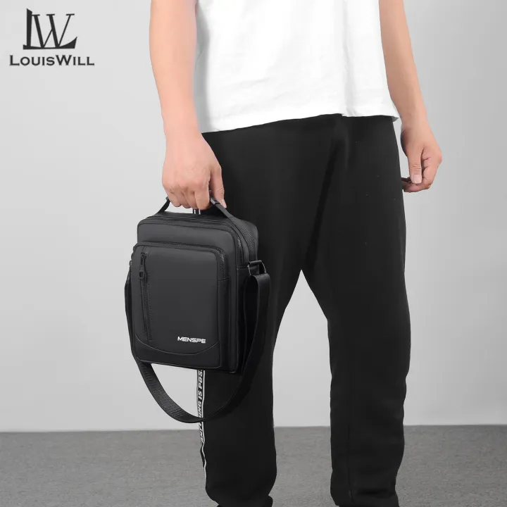 LouisWill%20Men's%20Shoulder%20Bag%20Cross%20Body%20Bag%20Pouch%20Bag%20Casual%20Men%20Chest%20Bag%20Men%20Fashion%20Shoulder%20Bag%20Waterproof%20PU%20Leather%20Casual%20Sport%20Street%20Bag%20for%20Travel%20Outdoor%20-%20Image%204