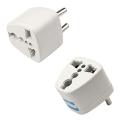 5A Round / box 3 pin Universal EU Plug Adapter International AU UK US To EU Euro Travel Adapter. 
