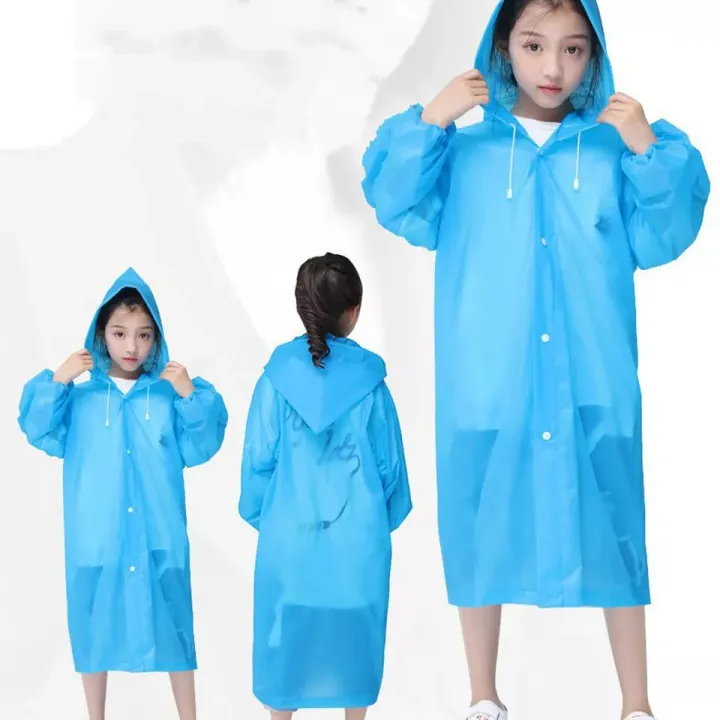 Kids%20Boy%20Girl%20See%20Through%20EVA%20Raincoat%20Long%20Hooded%20Rain%20Cover%20Outdoor%20Rainwear%20-%20Image%209