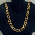 Gold plated Handsome Look BIG Lara chain 24 Inch Long. 