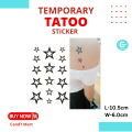 Waterproof Temporary Tattoo Stickers Body Art Hand Foot for Girl Women Men. 