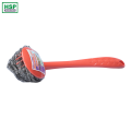 PLASTIC HANDLE STEEL SCRUBBER - HSP -4A17. 