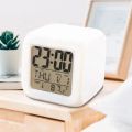 Glowing LED Color Change Digital Alarm Clock. 