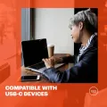 JBL Tune 305 Wired in-Ear Type C Headphones, Hi-Res Audio with Digital-to-Analog Converter, 3-Button EQ Preset Remote with Microphone, Tangle-Free Flat Cable, Compatible with USB-C Devices. 