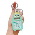 PINGIA Button Battery Exquisite Cartoon Calculating Tool Bag Pendant Student Stationery Pocket Calculator Small Computer For Women Men Cartoon Key Chains Calculator Keyring Electronic Calculator Carrot Calculator Keychain. 