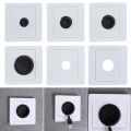 【FOOT SOFA】  1Pcs 86Type Wall Blank Cable Socket Panel With Outlet Hole Decorative Electrical Equipment Supplies With Rubber Pad Cable. 