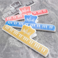 4 Pcs Music Book Note Paper Ruler Sheet Music Spring Clip Holder For Piano Guitar Violin Viola Cello Performance. 