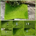 【ZOSR】15x15cm/30x30cm Artificial Lawn Grass Mat Rug Turf Miniature Ornament outdoor. 