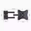 TV Bracket HDL 117B for 14-42 Inch TVs, Supports up to 50 kg. 