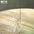【WEJA】Glass Sand Clock Incense Stick and Base Incense Holder Joss-Stick Domestic Indoor Aromatherapy Sandalwood Stove Zen Tea Ceremony the Machine of Incensing. 