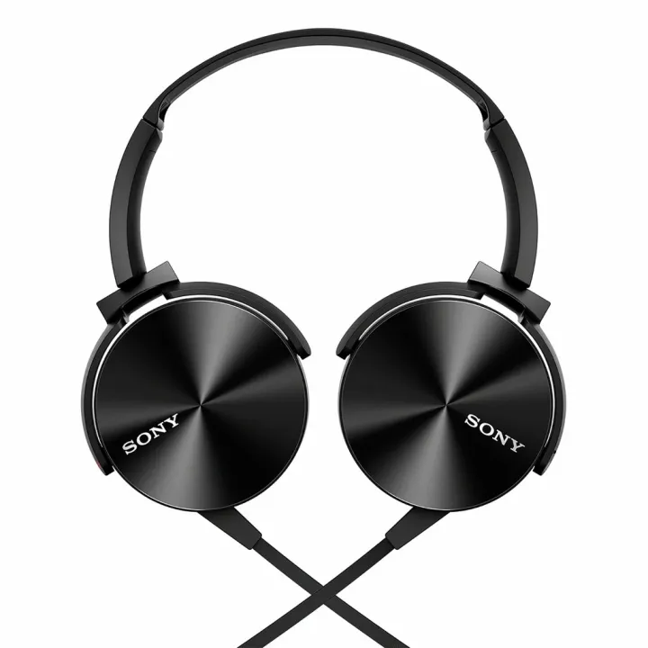 MDR-XB450%20On-Ear%20EXTRA%20BASS%20Headphones%20(BLACK)Extra%20Bass%20Headset%20-%20Image%202
