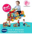 Original Vtech 4 in 1 Sit To Stand Ultimate Alphabet Train- Ride On Car/ Learning Walker/ Wagon (Red) Vtech Train Baby Toys | Mainan Keretapi Budak | Mum Baby Love. 