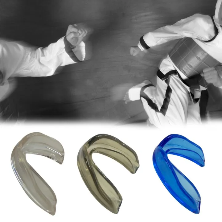 1 pcs Tooth Protector Taekwondo Karate MMA Muay Thai Boxing Sports Mouthguard Teeth Guard Protector with Storage Box