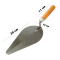 8inch Carbon Steel Pointed Putty Knife Trowel Wood Handle Paint Scraper Putty Construction Tools Spatula Cleaner Scraping Cutter. 