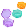Portable Small Pill Box Daily Diamond Shaped Pill Organizer Travel Pocket Case Portable Medicine Storage Box Home Container. 
