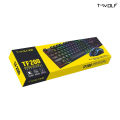 T-Wolf Tf200 Mechanical Feel RGB Gaming keyboard and Mouse Combo - High Quality Backlight LED Gaming Keyboard. 