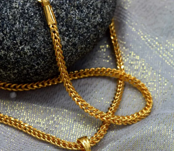 Gold%20Plated%2018/24%20Inch%202.5mm%20Singapore%20square%20fox%20chain%20with%20OUT%20Pendant%20chain%20for%20women%20chain%20for%20men%20-%20Image%203