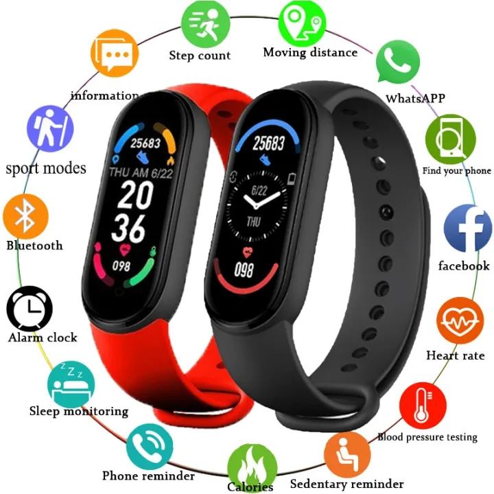 (New)%20M6%20Smart%20bracelet%20watches%20men%20women%20Smart%20Watch%20heart%20rate%20fitness%20tracking%20waterproof%20sports%20band%20for%20Apple%20Xiaomi%20Android%20kids%20-%20Image%202