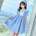 New Fashion 2023 Summer Girls Dress Kids School Students High School Casual Dresses Princess Children Clothes Teenage Clothes 5 6 8 10 12 14 Years. 