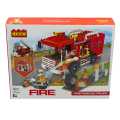 Cogo Construction Fire Truck 2 in 1. 