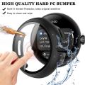 Tempered Glass+Case For Google Pixel Watch 2 Screen Protector Glass Cover 2 in 1 Bumper For Google Pixel Watch Protective Cover. 