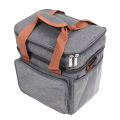 Lunch Cooler Box Large Capacity 2 Deck Waterproof Lunch Box Thermal Leakage Proof for Home. 