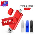 Mini USB Flash Drive 2TB High Speed Pen Drive 4TB OTG Type-C Memory Stick Portable SSD External Storage for Laptop Tablet Phone. 