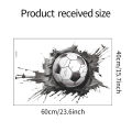 Creative Football Wall Sticker For Children's Room Decor Waterproof Soccer Decal For Kids Bedroom Wall Stickers Bedroom Living Room Wall Decals Football Stickers For Men Women Kinds Boys and Gents. 