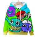 Anime Game Angry Geometry Dash Hoodies Kids Clothes Long Sleeve Pullover Children Hoody Sweatshirt Boys Girls Hoodie Streetwear. 