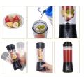 6 Blade Portable Blender Personal USB Rechargeable Juicer Cup Smoothies and Shakes, Handheld Fruit Mixer Machine (Multi). 